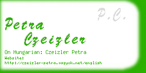 petra czeizler business card